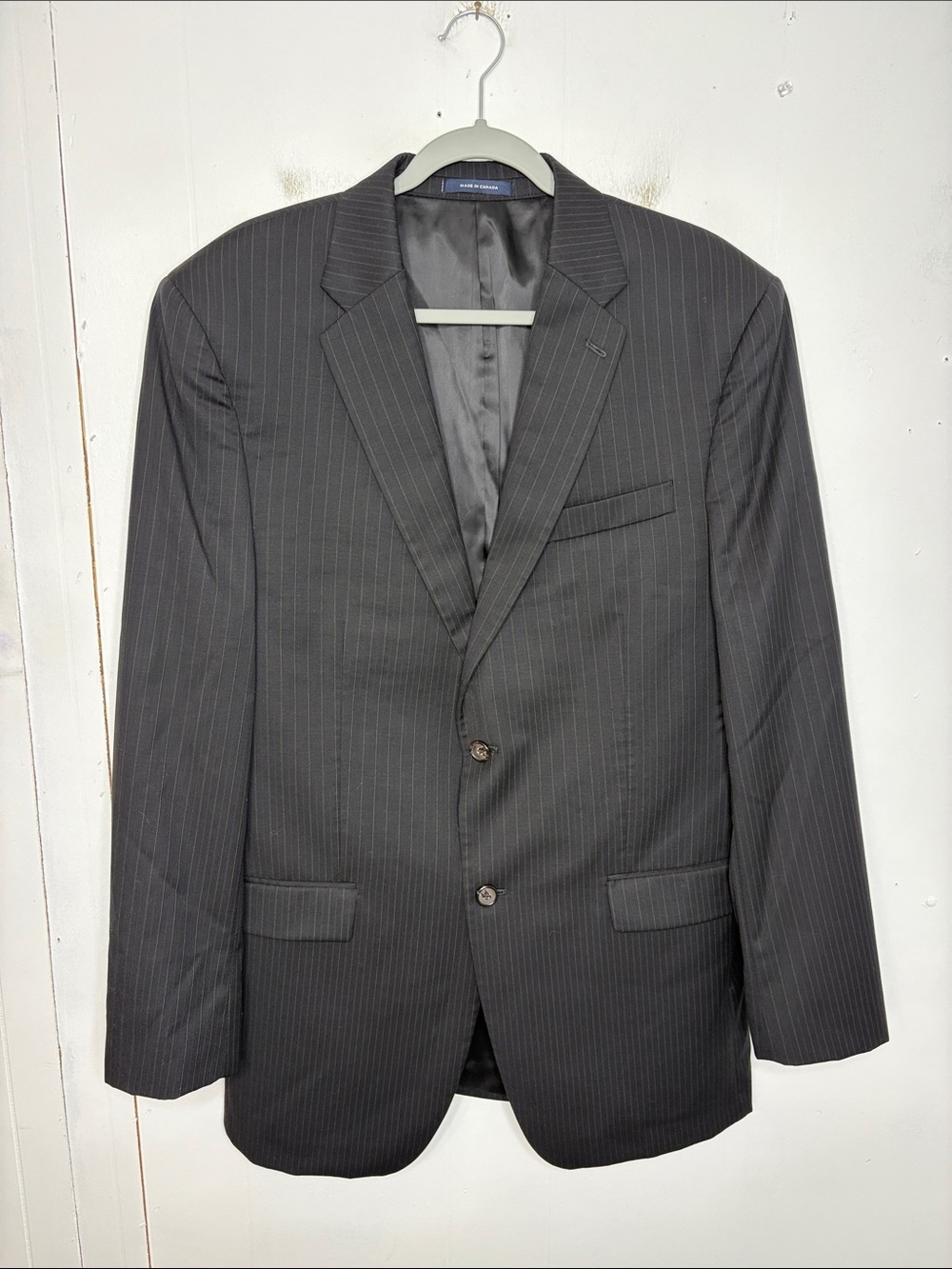Ralph Lauren Blazer Mens 42 L Wool Black Sport Coat Work Business Professional - Picture 1 of 8